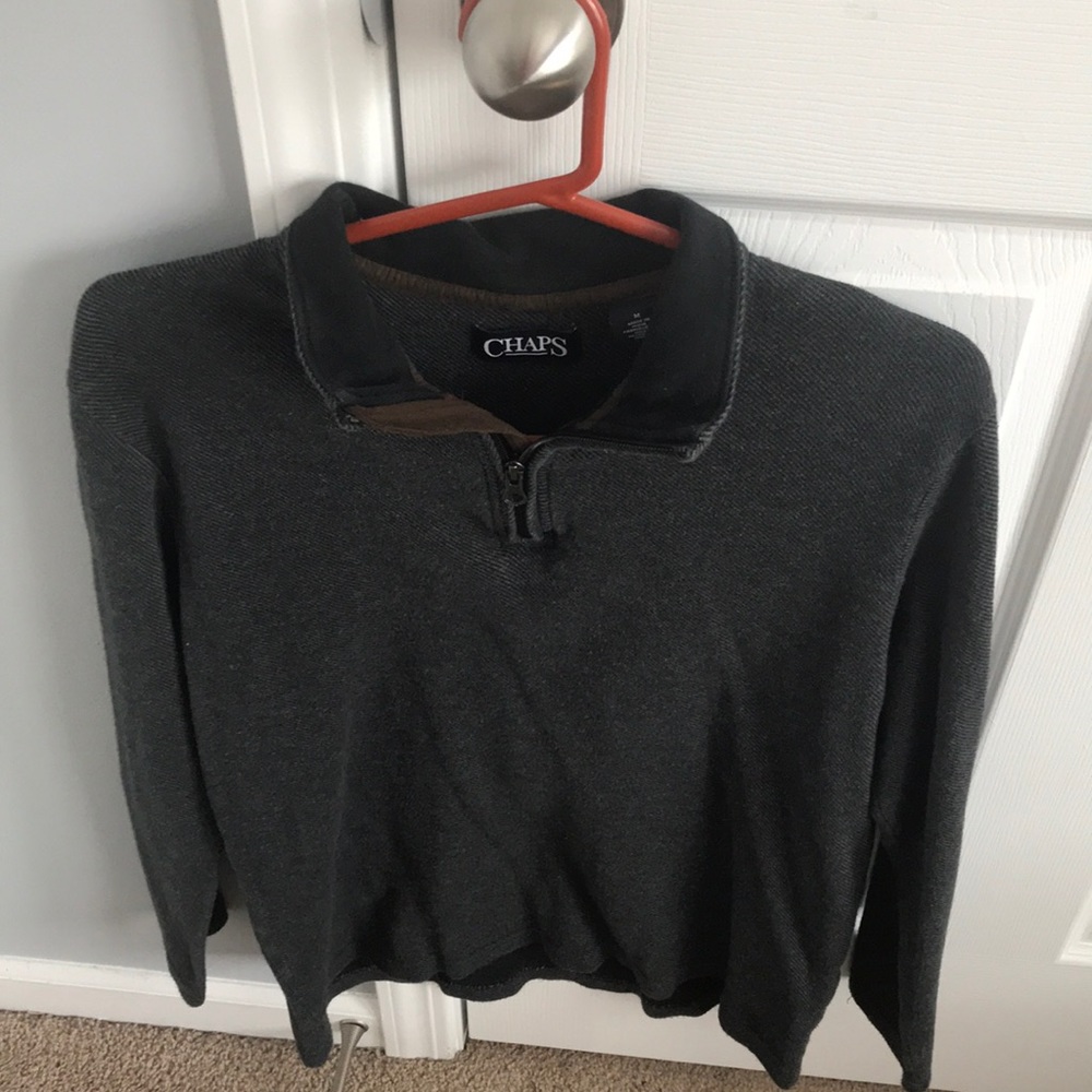 Chaps Sweater Quarter-Zip - Medium